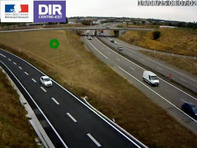 <h2>Webcam sur le contournement de Valence, sur la Nationale 7, caméra orientée vers Lyon</h2>