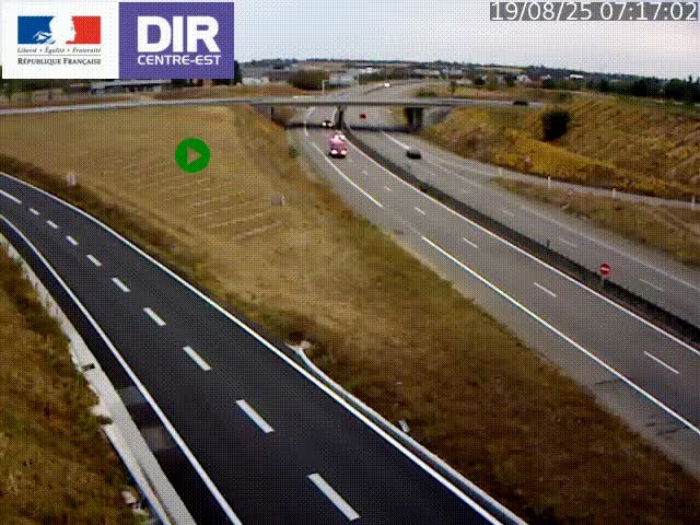 <h2>Webcam sur le contournement de Valence, sur la Nationale 7, caméra orientée vers Lyon</h2>