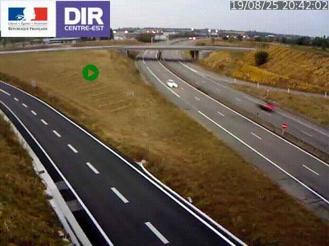 <h2>Webcam sur le contournement de Valence, sur la Nationale 7, caméra orientée vers Lyon</h2>