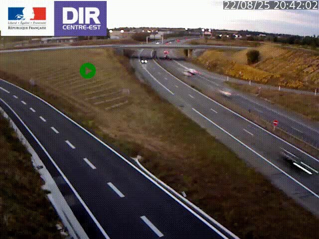 <h2>Webcam sur le contournement de Valence, sur la Nationale 7, caméra orientée vers Lyon</h2>