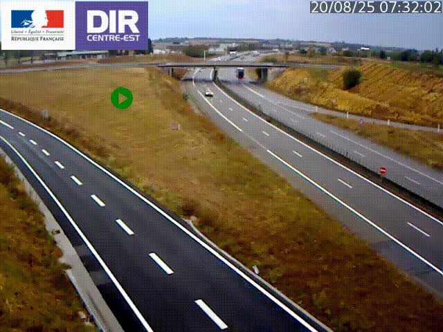 <h2>Webcam sur le contournement de Valence, sur la Nationale 7, caméra orientée vers Lyon</h2>