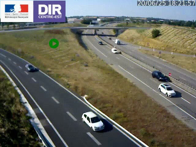 <h2>Webcam sur le contournement de Valence, sur la Nationale 7, caméra orientée vers Lyon</h2>