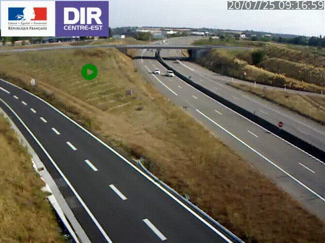 <h2>Webcam sur le contournement de Valence, sur la Nationale 7, caméra orientée vers Lyon</h2>