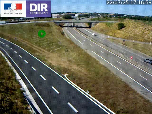 <h2>Webcam sur le contournement de Valence, sur la Nationale 7, caméra orientée vers Lyon</h2>