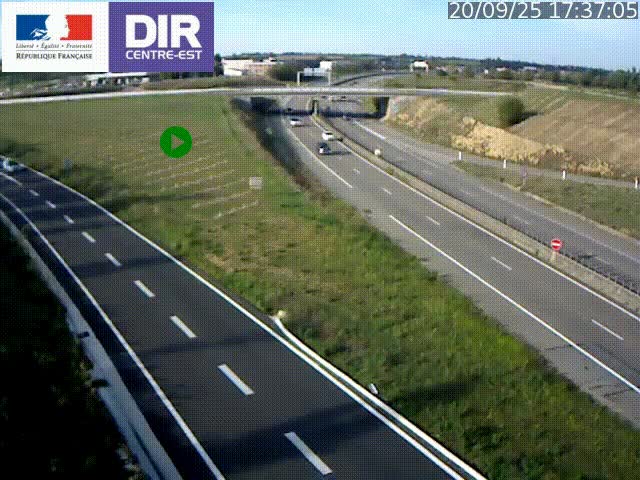 <h2>Webcam sur le contournement de Valence, sur la Nationale 7, caméra orientée vers Lyon</h2>