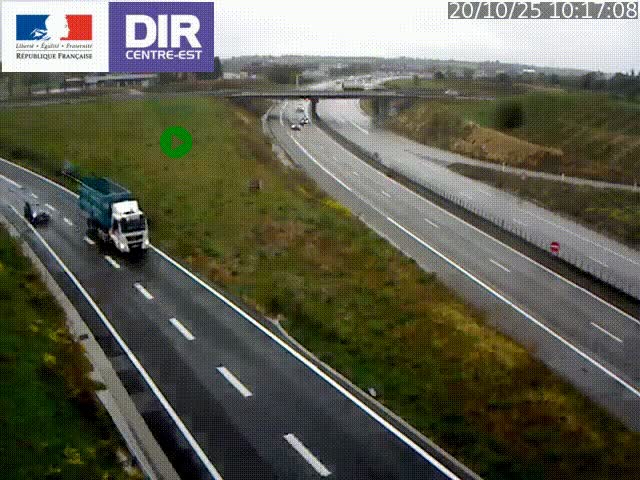 <h2>Webcam sur le contournement de Valence, sur la Nationale 7, caméra orientée vers Lyon</h2>