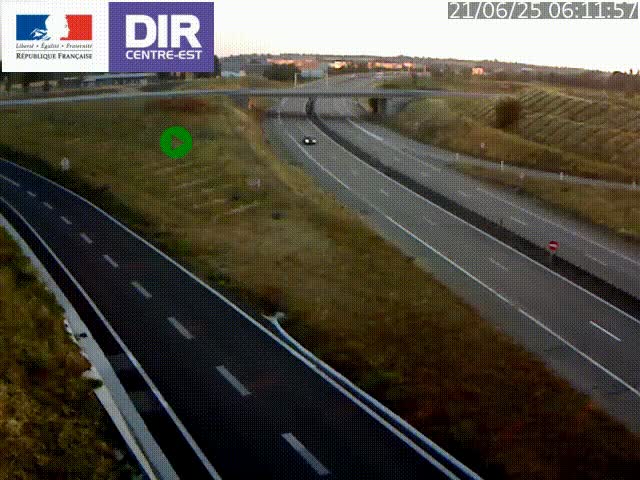 <h2>Webcam sur le contournement de Valence, sur la Nationale 7, caméra orientée vers Lyon</h2>