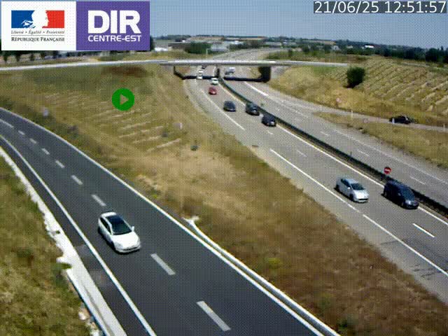 <h2>Webcam sur le contournement de Valence, sur la Nationale 7, caméra orientée vers Lyon</h2>