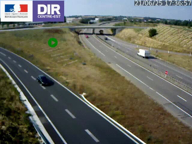 <h2>Webcam sur le contournement de Valence, sur la Nationale 7, caméra orientée vers Lyon</h2>