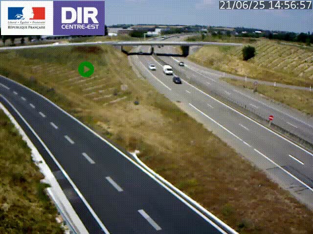 <h2>Webcam sur le contournement de Valence, sur la Nationale 7, caméra orientée vers Lyon</h2>