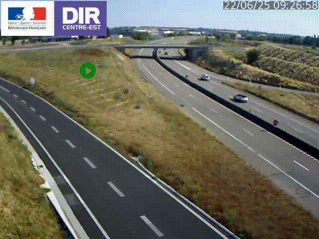 <h2>Webcam sur le contournement de Valence, sur la Nationale 7, caméra orientée vers Lyon</h2>