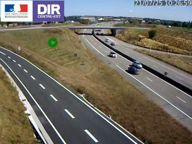 <h2>Webcam sur le contournement de Valence, sur la Nationale 7, caméra orientée vers Lyon</h2>