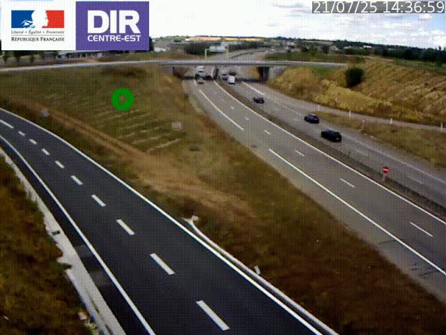<h2>Webcam sur le contournement de Valence, sur la Nationale 7, caméra orientée vers Lyon</h2>