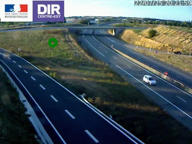 <h2>Webcam sur le contournement de Valence, sur la Nationale 7, caméra orientée vers Lyon</h2>