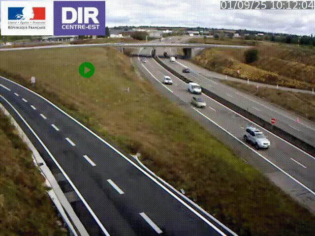 <h2>Webcam sur le contournement de Valence, sur la Nationale 7, caméra orientée vers Lyon</h2>