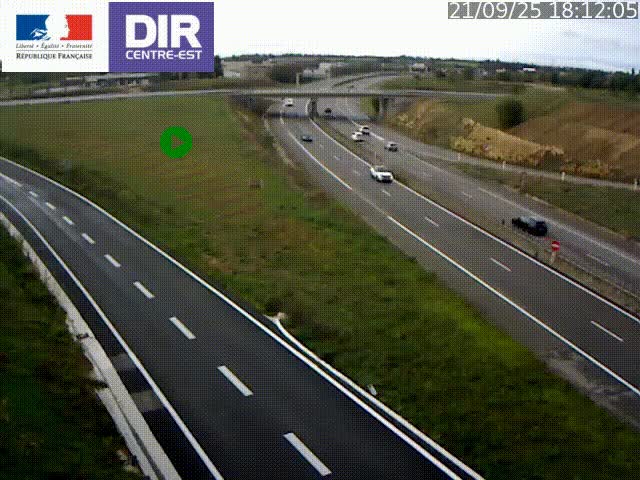 <h2>Webcam sur le contournement de Valence, sur la Nationale 7, caméra orientée vers Lyon</h2>