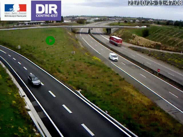 <h2>Webcam sur le contournement de Valence, sur la Nationale 7, caméra orientée vers Lyon</h2>