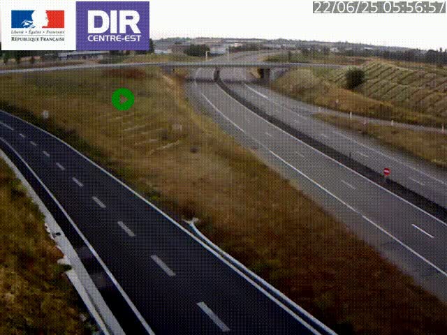 <h2>Webcam sur le contournement de Valence, sur la Nationale 7, caméra orientée vers Lyon</h2>