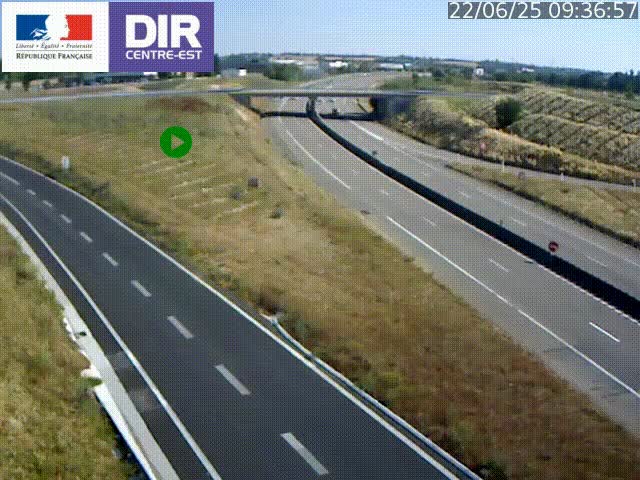 <h2>Webcam sur le contournement de Valence, sur la Nationale 7, caméra orientée vers Lyon</h2>