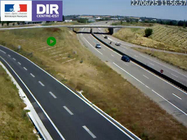 <h2>Webcam sur le contournement de Valence, sur la Nationale 7, caméra orientée vers Lyon</h2>