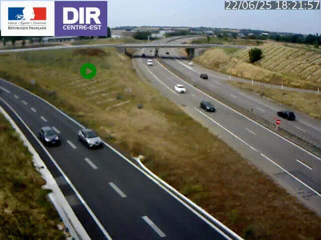 <h2>Webcam sur le contournement de Valence, sur la Nationale 7, caméra orientée vers Lyon</h2>