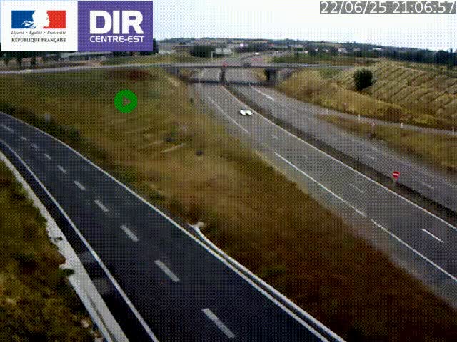 <h2>Webcam sur le contournement de Valence, sur la Nationale 7, caméra orientée vers Lyon</h2>