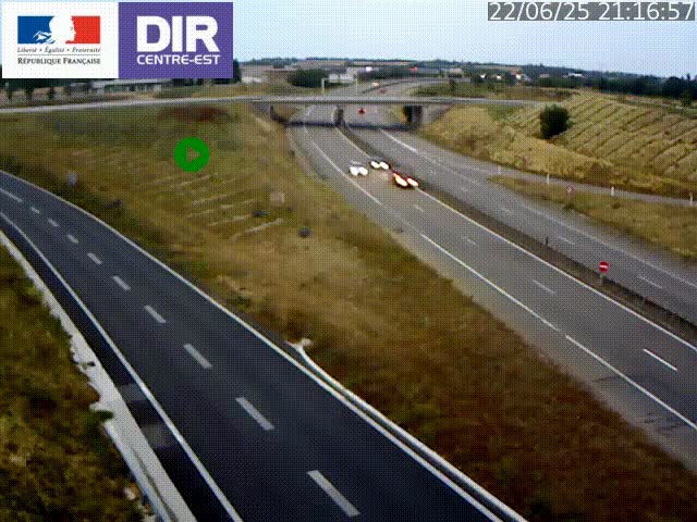 <h2>Webcam sur le contournement de Valence, sur la Nationale 7, caméra orientée vers Lyon</h2>
