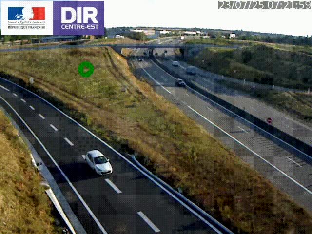 <h2>Webcam sur le contournement de Valence, sur la Nationale 7, caméra orientée vers Lyon</h2>