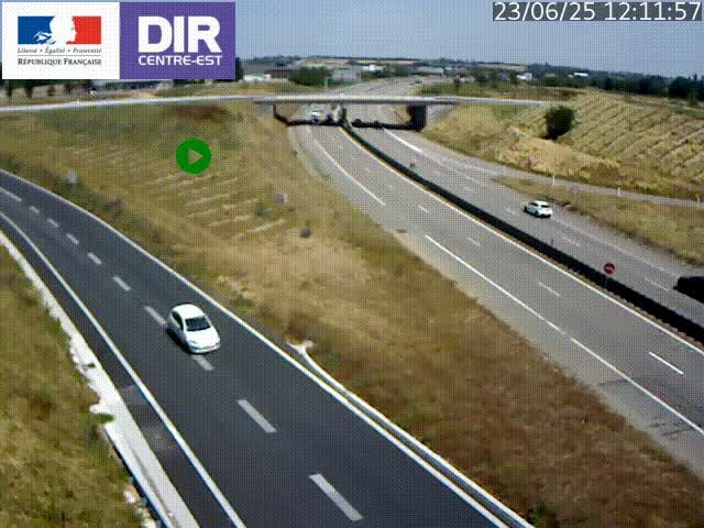<h2>Webcam sur le contournement de Valence, sur la Nationale 7, caméra orientée vers Lyon</h2>