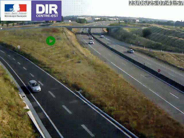 <h2>Webcam sur le contournement de Valence, sur la Nationale 7, caméra orientée vers Lyon</h2>