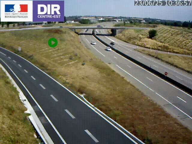 <h2>Webcam sur le contournement de Valence, sur la Nationale 7, caméra orientée vers Lyon</h2>