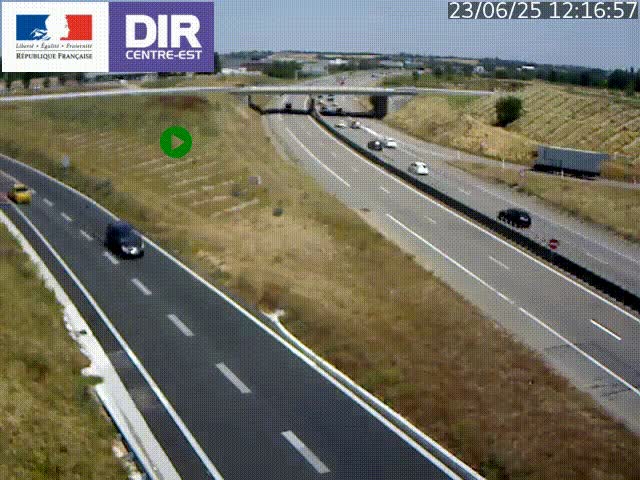 <h2>Webcam sur le contournement de Valence, sur la Nationale 7, caméra orientée vers Lyon</h2>