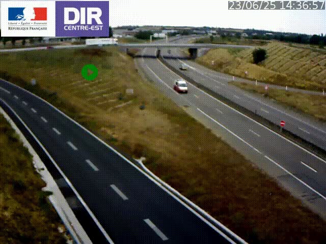 <h2>Webcam sur le contournement de Valence, sur la Nationale 7, caméra orientée vers Lyon</h2>