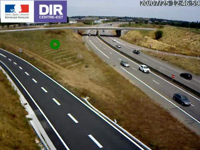 <h2>Webcam sur le contournement de Valence, sur la Nationale 7, caméra orientée vers Lyon</h2>