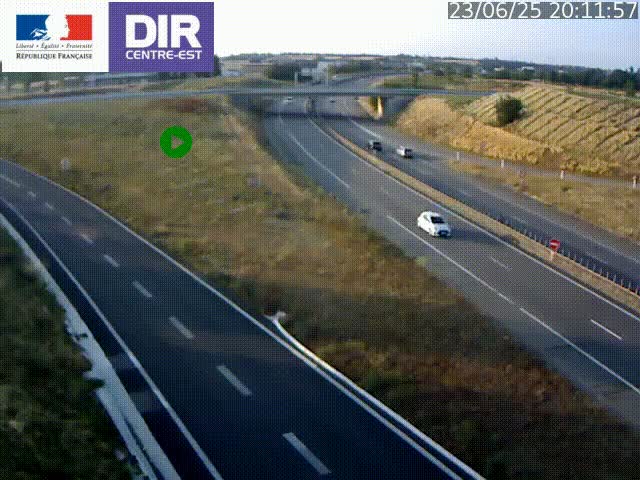 <h2>Webcam sur le contournement de Valence, sur la Nationale 7, caméra orientée vers Lyon</h2>