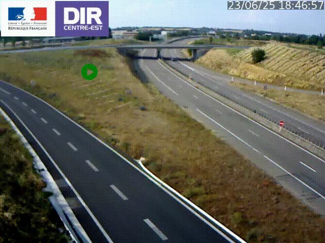 <h2>Webcam sur le contournement de Valence, sur la Nationale 7, caméra orientée vers Lyon</h2>