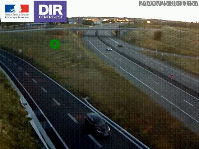 <h2>Webcam sur le contournement de Valence, sur la Nationale 7, caméra orientée vers Lyon</h2>