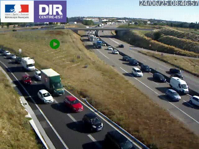 <h2>Webcam sur le contournement de Valence, sur la Nationale 7, caméra orientée vers Lyon</h2>