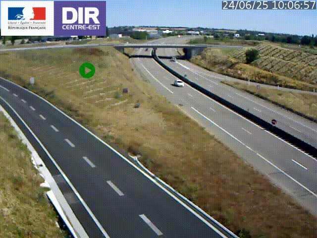 <h2>Webcam sur le contournement de Valence, sur la Nationale 7, caméra orientée vers Lyon</h2>
