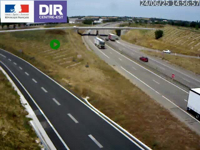 <h2>Webcam sur le contournement de Valence, sur la Nationale 7, caméra orientée vers Lyon</h2>