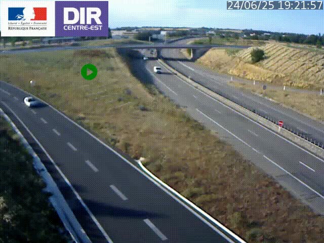 <h2>Webcam sur le contournement de Valence, sur la Nationale 7, caméra orientée vers Lyon</h2>