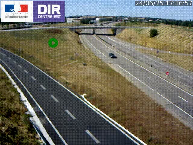<h2>Webcam sur le contournement de Valence, sur la Nationale 7, caméra orientée vers Lyon</h2>
