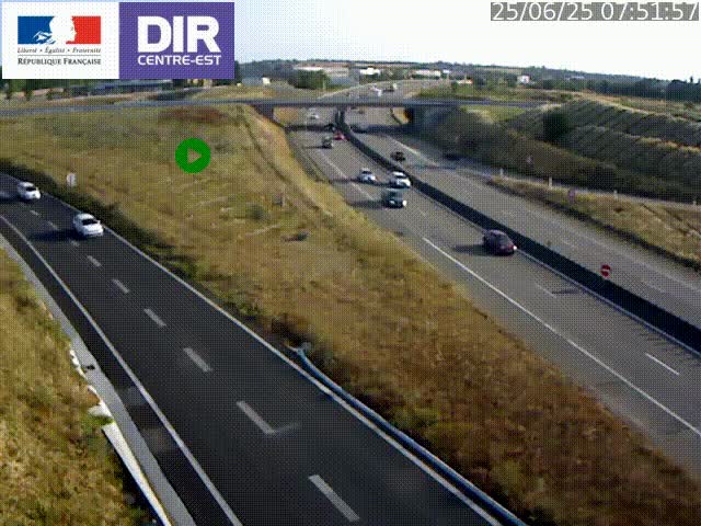 <h2>Webcam sur le contournement de Valence, sur la Nationale 7, caméra orientée vers Lyon</h2>