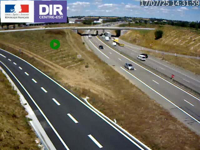 <h2>Webcam sur le contournement de Valence, sur la Nationale 7, caméra orientée vers Lyon</h2>