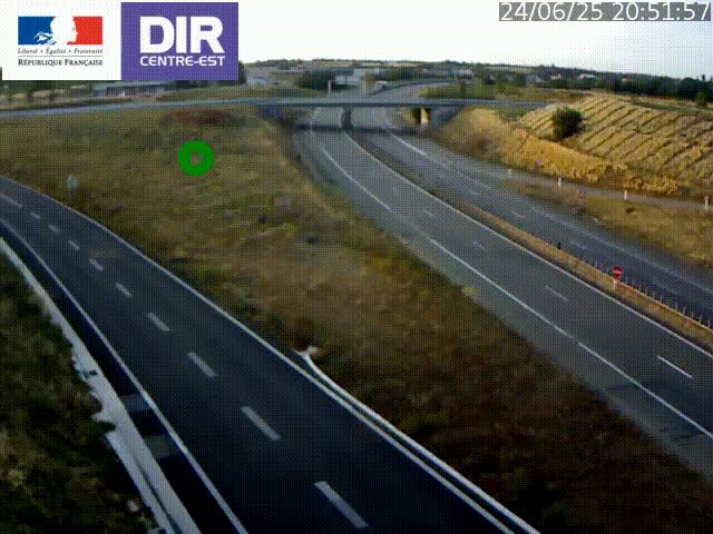 <h2>Webcam sur le contournement de Valence, sur la Nationale 7, caméra orientée vers Lyon</h2>