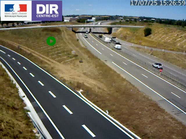 <h2>Webcam sur le contournement de Valence, sur la Nationale 7, caméra orientée vers Lyon</h2>