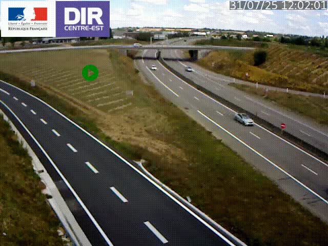 <h2>Webcam sur le contournement de Valence, sur la Nationale 7, caméra orientée vers Lyon</h2>