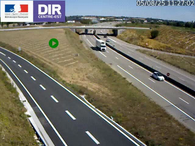 <h2>Webcam sur le contournement de Valence, sur la Nationale 7, caméra orientée vers Lyon</h2>