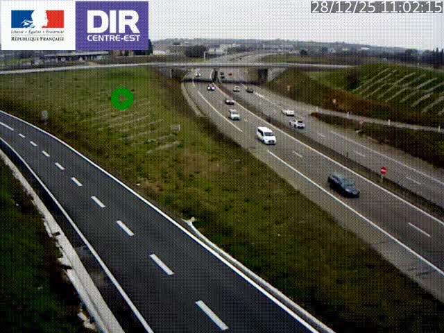 <h2>Webcam sur le contournement de Valence, sur la Nationale 7, caméra orientée vers Lyon</h2>