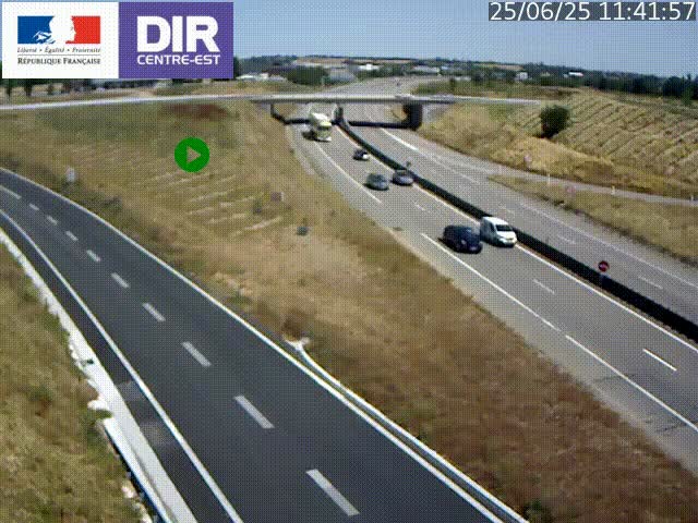 <h2>Webcam sur le contournement de Valence, sur la Nationale 7, caméra orientée vers Lyon</h2>